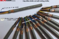 Cáp Điều Khiển Có Lưới Chống Nhiễu ALTEK KABEL 2–30 Lõi 0.5–2.5 mm² | CO/CQ Chín