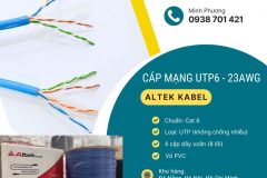 Cáp mạng UTP6 - 23AWG –Giải pháp kết nối mạng ổn định, tiết kiệm chi phí Đà Nẵng