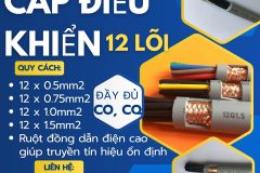 Cáp Điều Khiển 12 Lõi ALTEK KABEL - Truyền Tín Hiệu Ổn Định