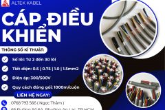 Cáp Điều Khiển ALTEK KABEL - Giải Pháp Truyền Tín Hiệu Ổn Định