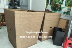 Thùng đựng khăn tắm nhựa giả mây