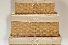 Giỏ chữ nhật đựng đồ giả mây