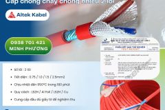 Cáp chống cháy chống nhiễu 2 lõi – Hàng sẵn kho, giao nhanh toàn quốc Đà Nẵng
