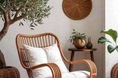 Ghế mây ngồi thư giãn đọc sách