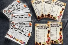 in menu tại cần thơ giá tốt chất lượng bền đẹp