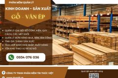 Phần mềm quản lý kinh doanh, gia công gỗ, ván ép