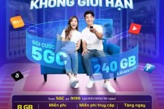 Giải trí không giới hạn cùng gói combo 5GC của MobiFone