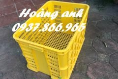 Sóng nhựa hở cao 31, sọt nhựa rỗng, sọt nhựa nguyên sinh, sóng nhựa du
