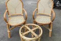 Ghế mây tự nhiên lưới mắt cáo
