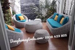 Sofa sò nhựa giả mây