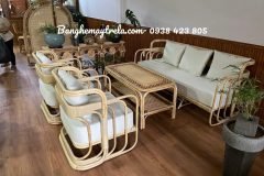 Sofa mây tre đan