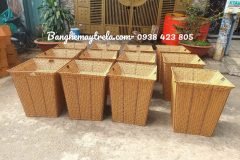 Khay vuông trưng trái cây mây nhựa