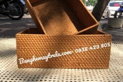 Khay mây xiên để đồ