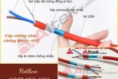 Dây báo cháy, chống cháy chống nhiễu  Altek Kabel