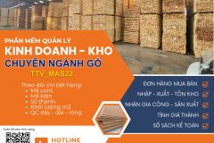 Phần mềm quản lý kho, mua bán và gia công chế biến Gỗ, Ván ép