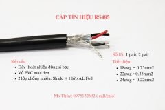 Cáp tín hiệu RS485 cáp truyền thông