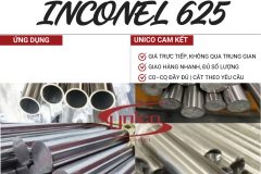 UNICO chuyên cung cấp inconel 625