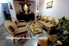 Sofa mây phòng khách