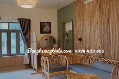 Ghế sofa mây tự nhiên uốn cánh hoa