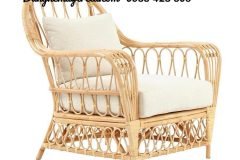 Ghế sofa đơn mây tự nhiên hiện đại