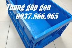Thùng nhựa gấp gọn, thùng nhựa đặc gấp được, bán thùng nhựa gấp gọ