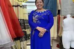 Áo dài sui bigsize thiết kế kin đáo, sang trọng