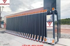 Cổng Xếp Inox 201 và Inox 304
