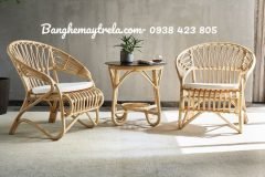Bàn ghế mây tre hiện đại phòng ngủ