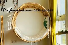 Ghế xích đu tròn mây treo trần