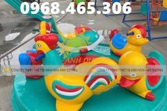 Đu quay trẻ em 4 chỗ ngồi, mâm xoay trẻ em 5 chỗ ngồi