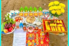 Vì sao mâm cúng động thổ luôn có đủ 5 phần xôi chè?