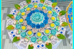 Ý Nghĩa Mâm Cúng Mụ Màu Xanh Dương
