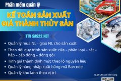 Phần mềm quản lý doanh nghiệp thủy sản TTV SAS20 Seafoods