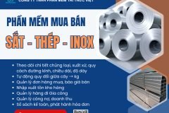 Quản lý báo giá, gia công sắt, thép và inox