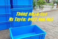 Thùng nhựa nguyên sinh HPDE, khay nhựa đặc công nghiệp, khay nhựa cơ khí