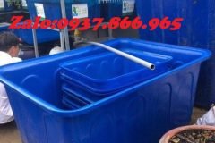 Bán thùng nguyên sinh 750l,thùng dung tích lớn đựng hải sản, thùng trò