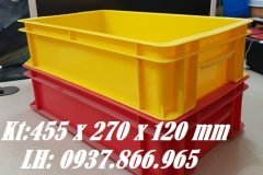 Sản phẩm thùng nhựa H120, thùng nhựa đặc đựng kim khí, thùng nhựa bí