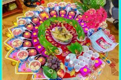 Vì sao khi cúng mụ cho bé không thể thiếu bộ đồ thế ?