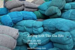 lưới nuôi cá bền, chắc, chịu được nắng mưa