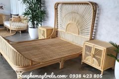 Giường ngủ mây tự nhiên