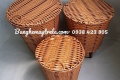 Sọt đựng đồ mây nhựa giá rẻ