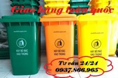 Địa chỉ cung cấp thùng rác các loại, giá thùng rác 240l, thùng rác đ