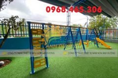 Cầu trượt xích đu thang leo mầm non chất lượng cao