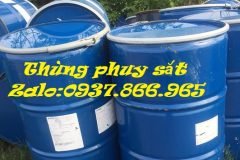 Phuy sắt, thùng phuy sắt cũ, bán phuy sắt tại Hà Nội, phuy nắp mở cũ
