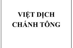Việt Dịch Chánh Tông