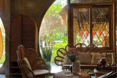Bàn ghế mây tự nhiên cho spa