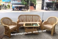 Sofa mây tự nhiên cây đóng phòng khách