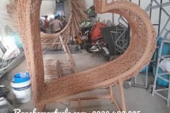 Ghế chụp hình mây nhựa