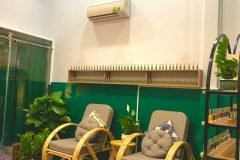 Ghế mây tự nhiên làm nail