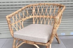 Ghế vuông mây tự nhiên